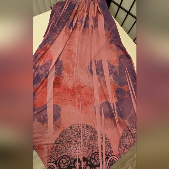 ONE WORLD Pink and Purple Women's Dress - Picture 13 of 15